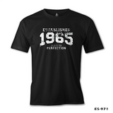 1965 Aged to Perfection Siyah Erkek Tshirt
