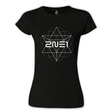 2NE1 - Crush Siyah Kadın Tshirt
