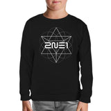 2NE1 - Crush Siyah Çocuk Sweatshirt