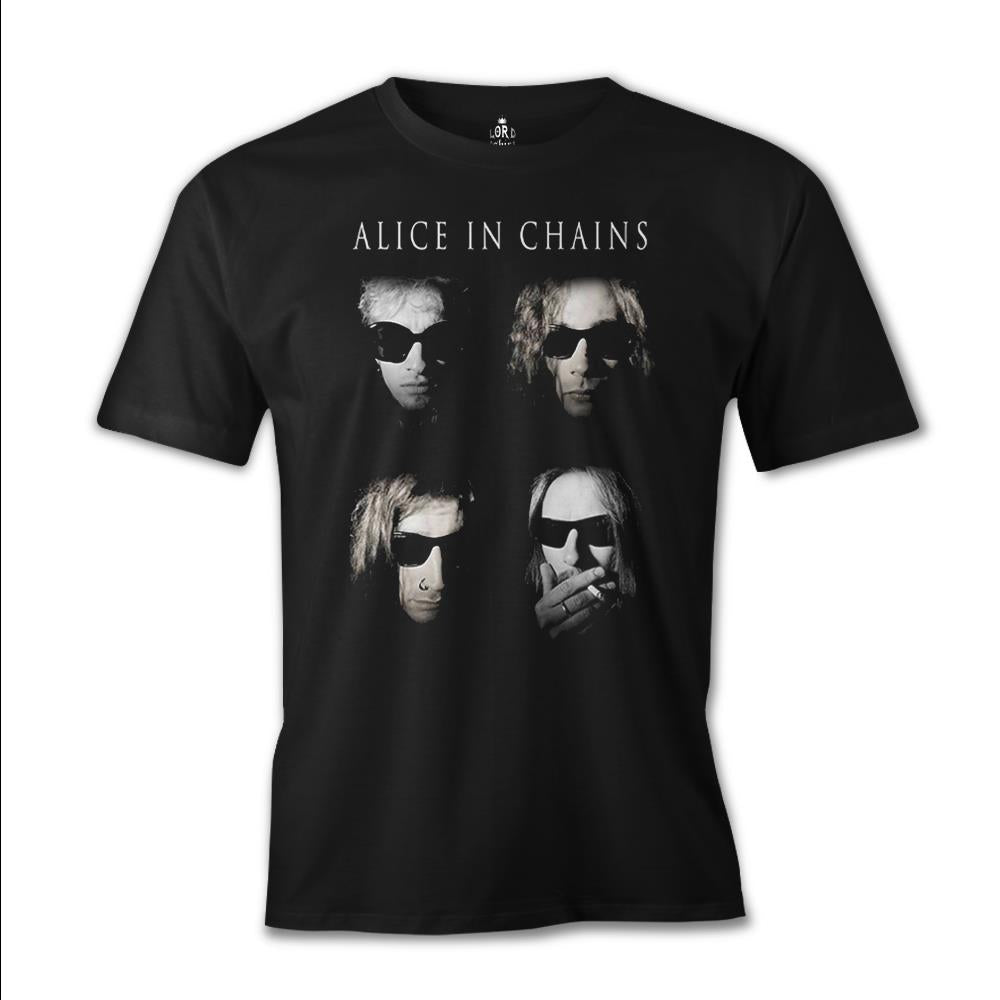 Alice in Chains - Group Siyah Erkek Tshirt