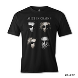 Alice in Chains - Group Siyah Erkek Tshirt
