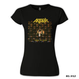 Anthrax - Among the Living Siyah Kadın Tshirt