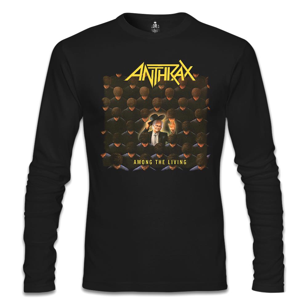 Anthrax - Among the Living Siyah Erkek Sweatshirt