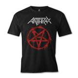 Anthrax - Logo Siyah Erkek Tshirt