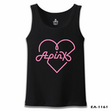 Apink - Logo Kalp Siyah Erkek Atlet