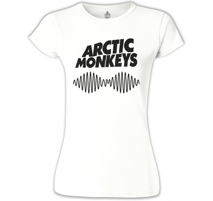 Arctic Monkeys 2 Beyaz Kadın Tshirt