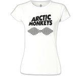 Arctic Monkeys 2 Beyaz Kadın Tshirt