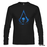 Assassin's Creed 7 Siyah Erkek Sweatshirt