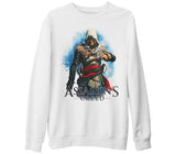 Assassin's Creed Beyaz Kalın Sweatshirt