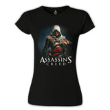 Assassin's Creed Siyah Kadın Tshirt
