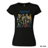 Assassin's Creed Unity 2 Siyah Kadın Tshirt