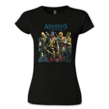 Assassin's Creed Unity 2 Siyah Kadın Tshirt