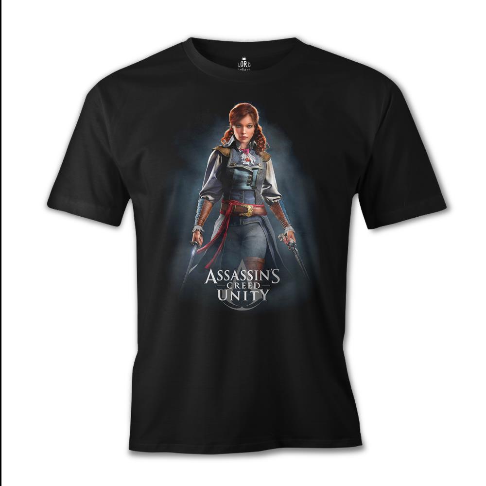 Assassin's Creed Unity - Elise Siyah Erkek Tshirt
