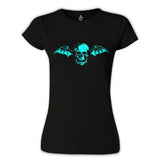Avenged Sevenfold - Skull Logo Siyah Bayan Tshirt
