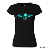 Avenged Sevenfold - Skull Logo Siyah Bayan Tshirt