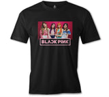 Black Pink - Pink Siyah Erkek Tshirt