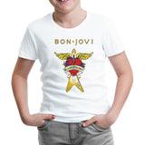 Bon Jovi - Guitar Beyaz Çocuk Tshirt