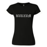Burzum - Logo Siyah Bayan Tshirt