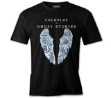 Coldplay - Ghost Stories Wings Siyah Erkek Tshirt