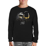 Daft Punk Siyah Çocuk Sweatshirt