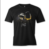 Daft Punk Siyah Erkek Tshirt