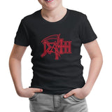 Death - Logo 3 Siyah Çocuk Tshirt
