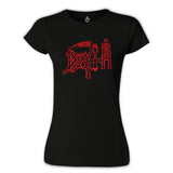 Death - Logo Siyah Kadın Tshirt
