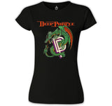 Deep Purple Siyah Kadın Tshirt