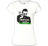 Depeche Mode Beyaz Kadın Tshirt