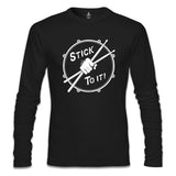 Drummer - Stick To It Siyah Erkek Sweatshirt