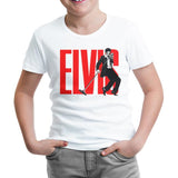 Elvis Presley - Rock'n Roll Beyaz Çocuk Tshirt