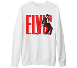Elvis Presley - Rock'n Roll Beyaz Kalın Sweatshirt