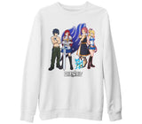 Fairy Tail 2 Beyaz Kalın Sweatshirt