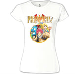 Fairy Tail Beyaz Kadın Tshirt