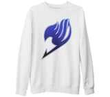 Fairy Tail - Logo Beyaz Kalın Sweatshirt