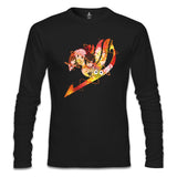 Fairy Tail Siyah Erkek Sweatshirt