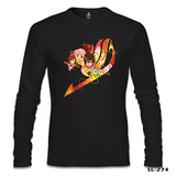 Fairy Tail Siyah Erkek Sweatshirt