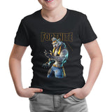 Fortnite - Wolf Siyah Çocuk Tshirt