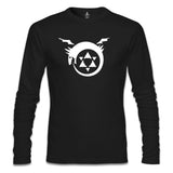 Fullmetal Alchemist Siyah Erkek Sweatshirt