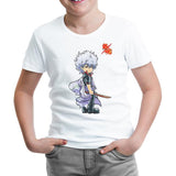 Gintama Gintoki  Beyaz Çocuk Tshirt