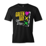 Green Day - Oh Love Siyah Erkek Tshirt