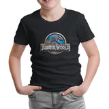 Jurassic World Siyah Çocuk Tshirt