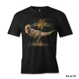 Jurassic World T-Rex Siyah Erkek Tshirt