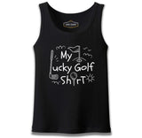 Lucky Golf Tshirt Siyah Erkek Atlet