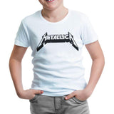 Metallica Logo - Stroke Beyaz Çocuk Tshirt