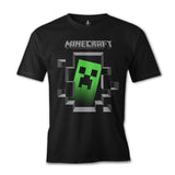 Minecraft Siyah Erkek Tshirt