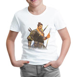 Overwatch - Hanzo Beyaz Çocuk Tshirt