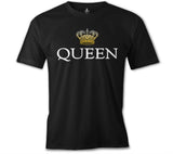 Kraliçe - Queen Siyah Erkek Tshirt