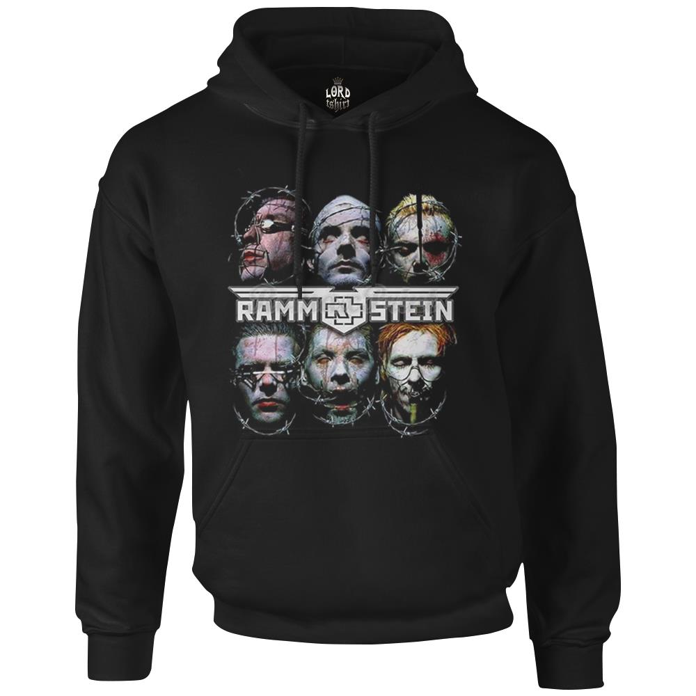 Rammstein - Sehnsucht Grup Siyah Erkek Fermuarsız Kapşonlu