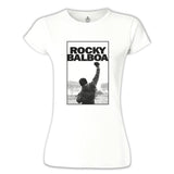 Rocky Balboa - Win Beyaz Kadın Tshirt